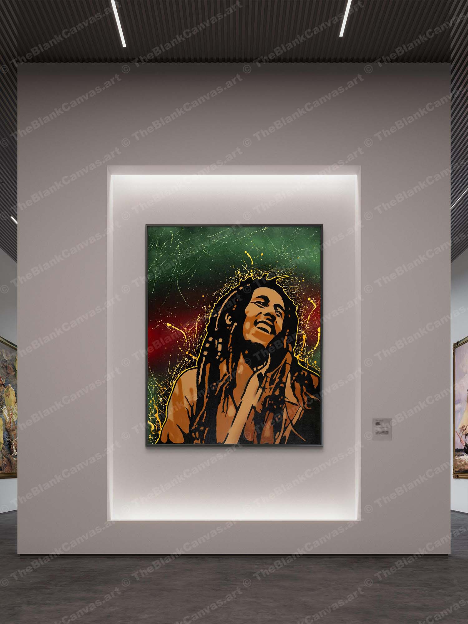 Bob Marley – The Blank Canvas Art
